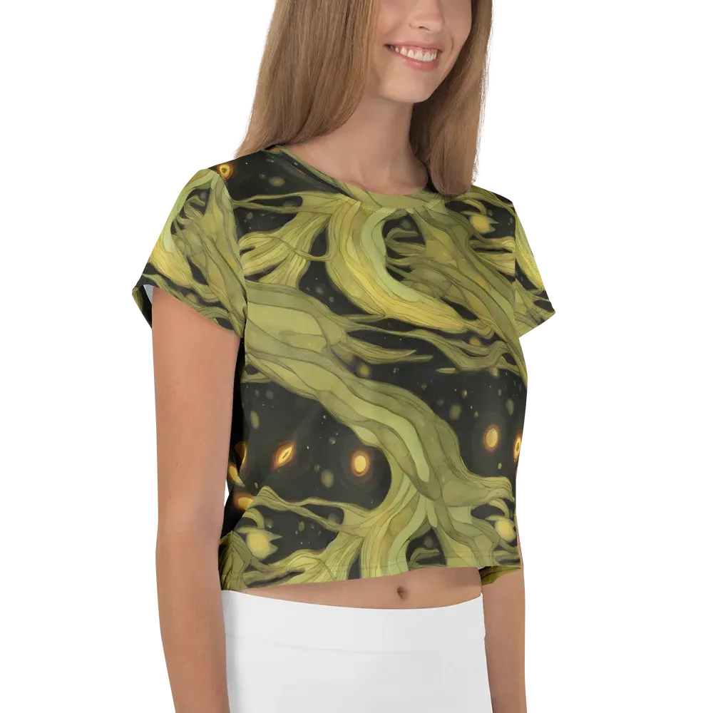 Whispered Breeze on Crop Tee — Right