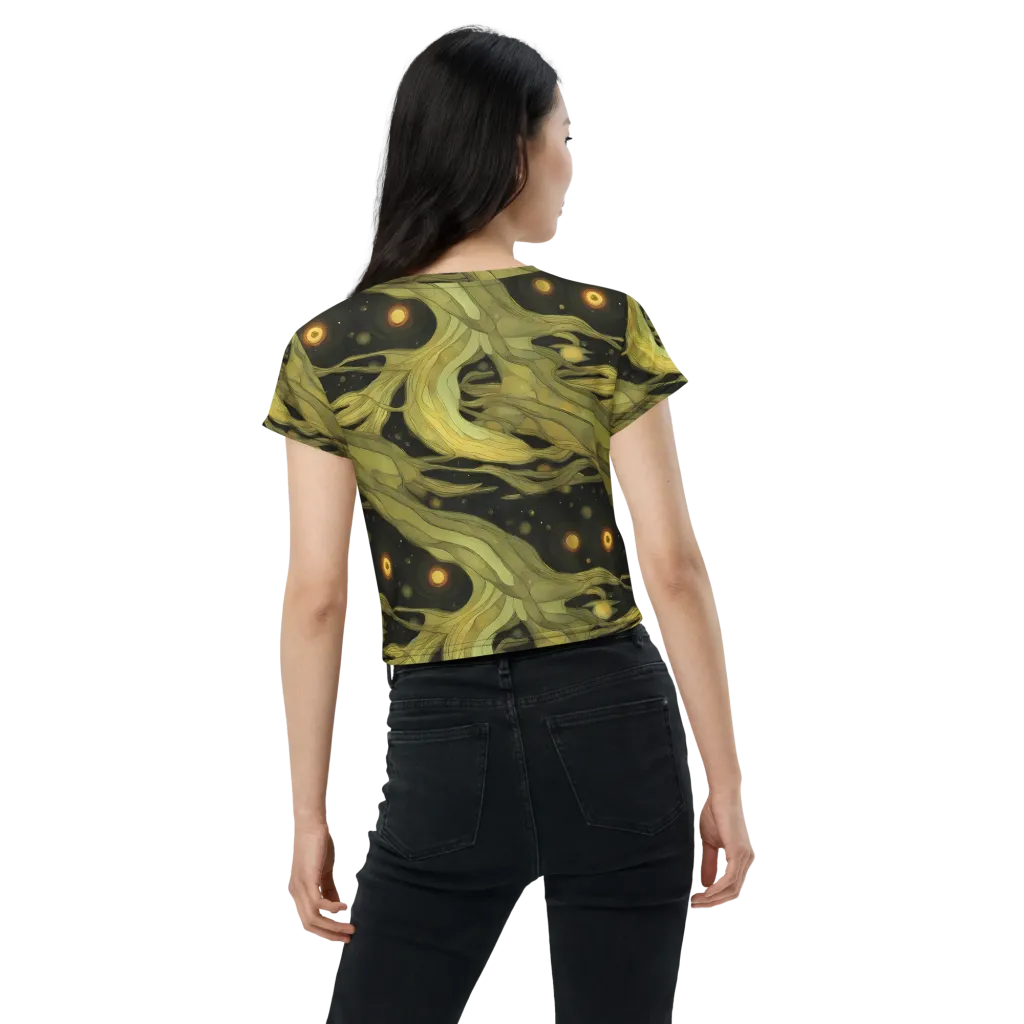 Whispered Breeze on Crop Tee — Back