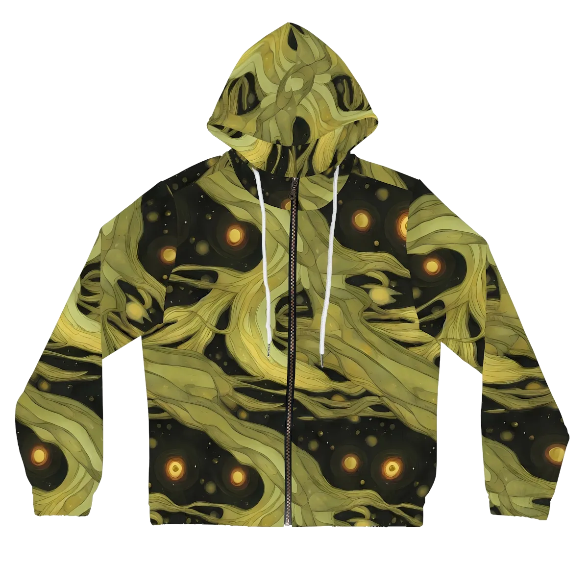 Whispered Breeze on Women's Full-Zip Hoodie — Front
