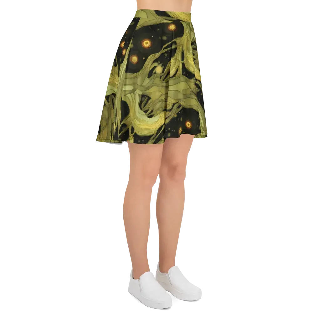 Whispered Breeze on Skater Skirt — Right