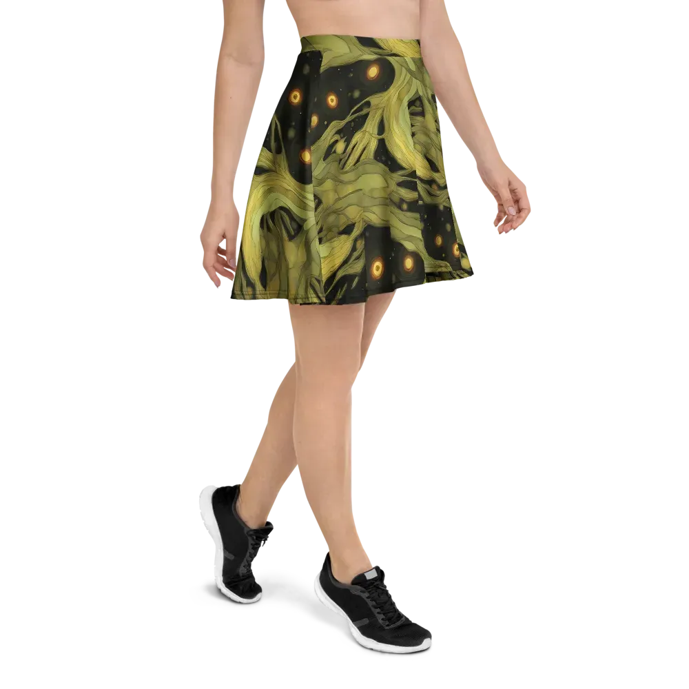 Whispered Breeze on Skater Skirt — Right