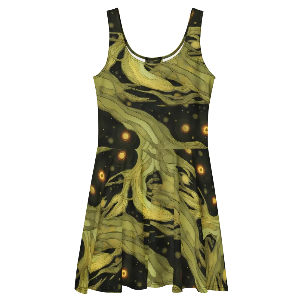 Whispered Breeze on Skater Dress — Front