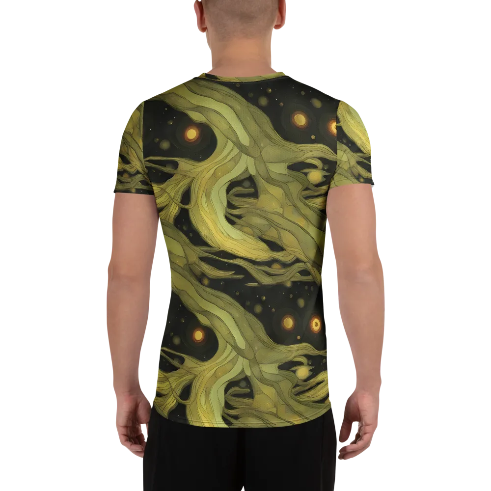 Whispered Breeze on Men's Athletic T-Shirt — Back