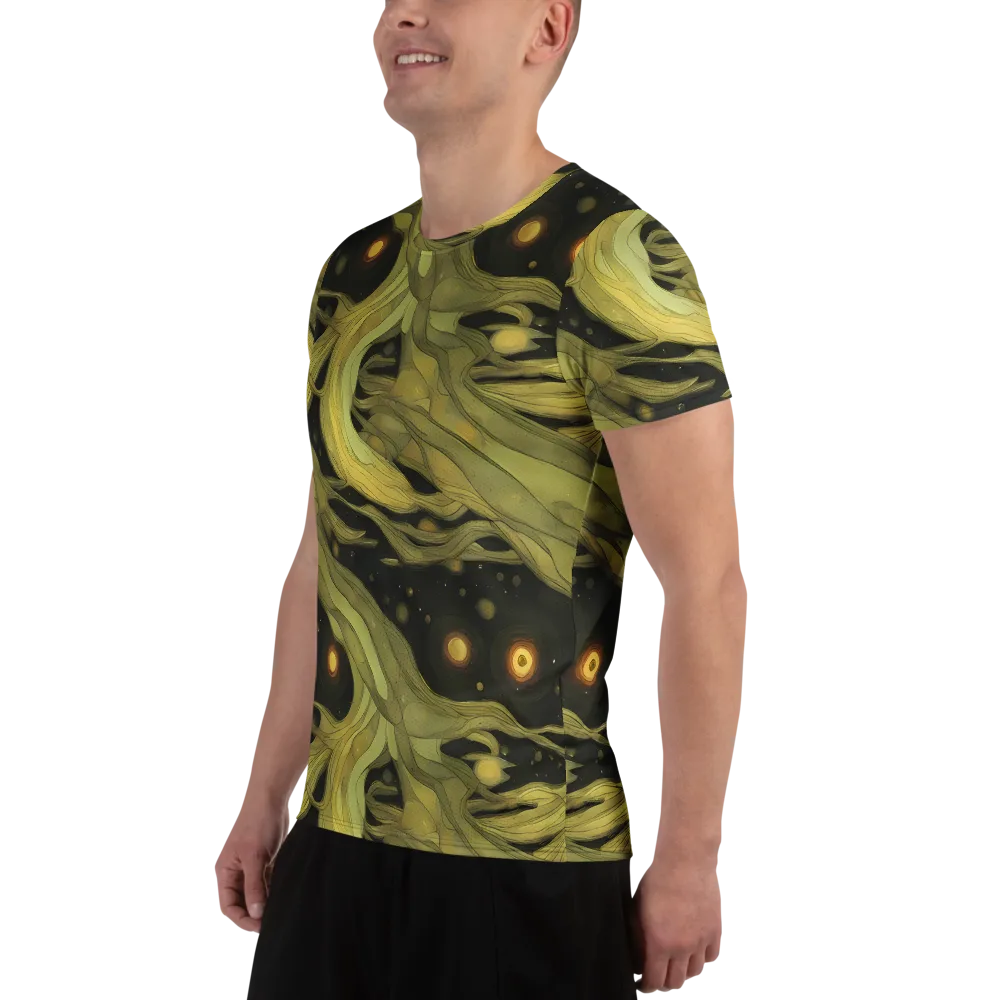 Whispered Breeze on Men's Athletic T-Shirt — Left