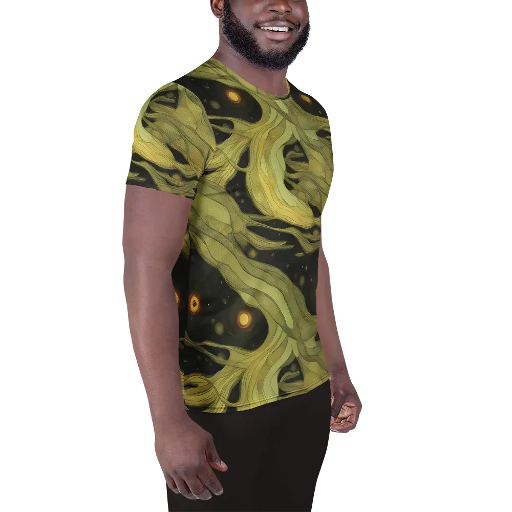 Whispered Breeze on Men's Athletic T-Shirt — Right