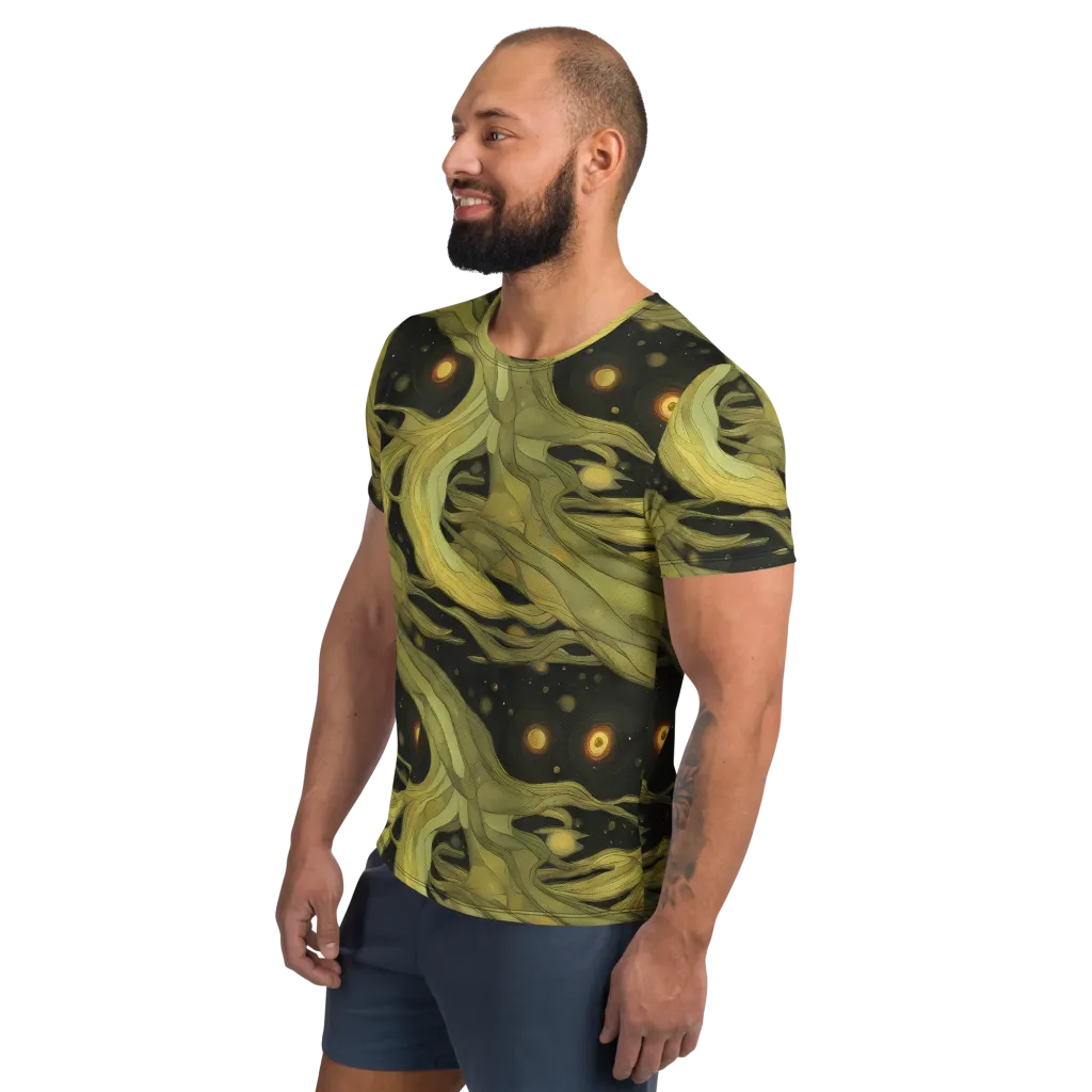 Whispered Breeze on Men's Athletic T-Shirt — Left