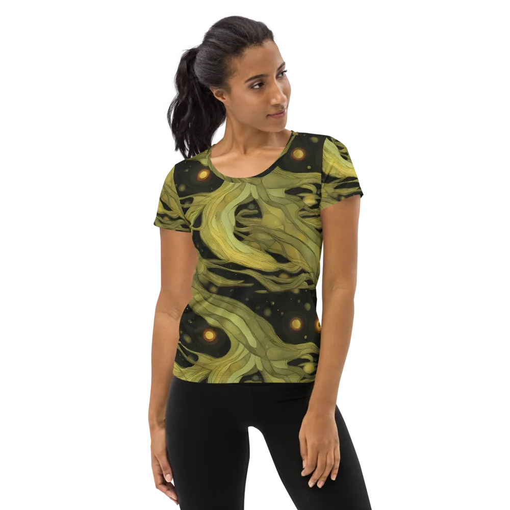 Whispered Breeze on Women's Athletic T-Shirt — Front