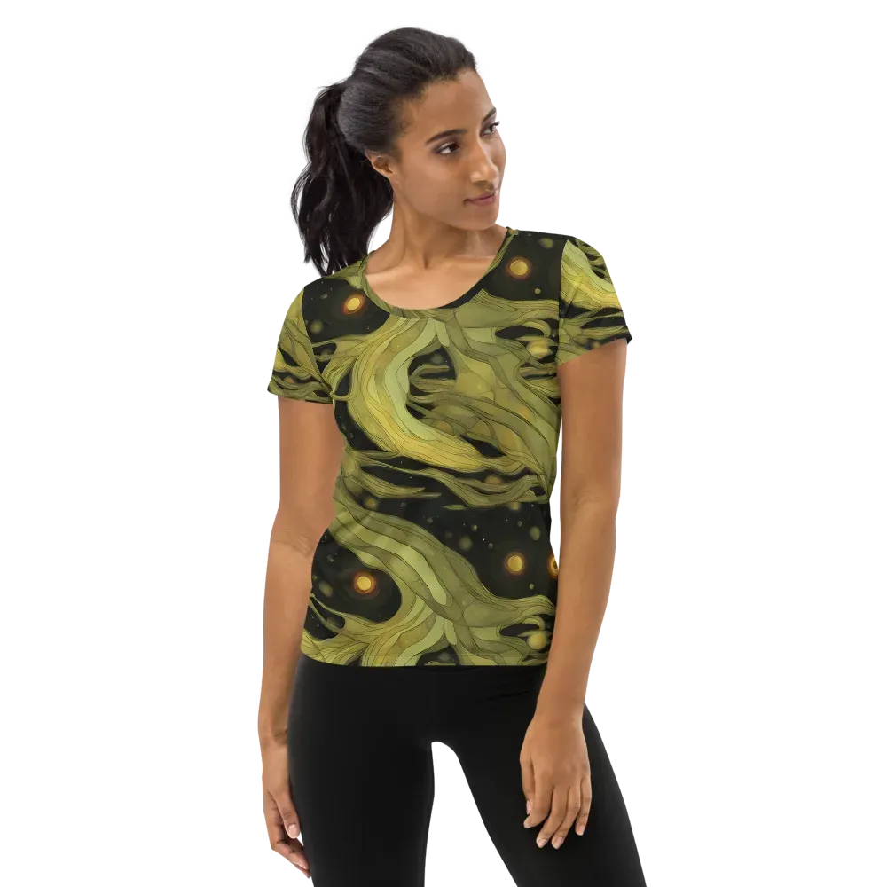 Whispered Breeze on Women's Athletic T-Shirt — Front