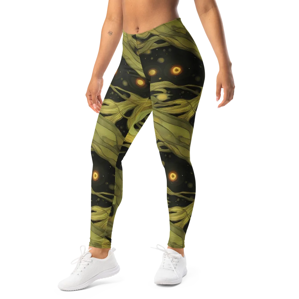 Whispered Breeze on Leggings — Left Front