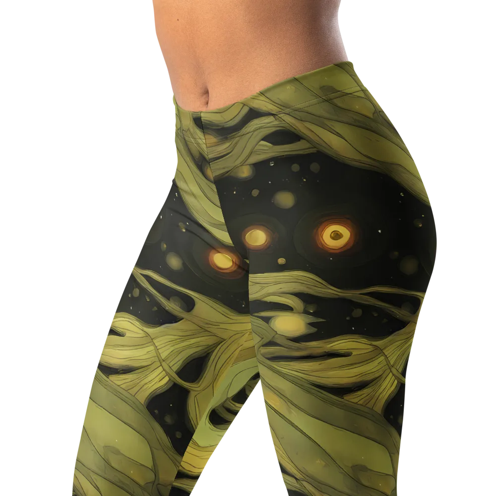 Whispered Breeze on Leggings — Left Front
