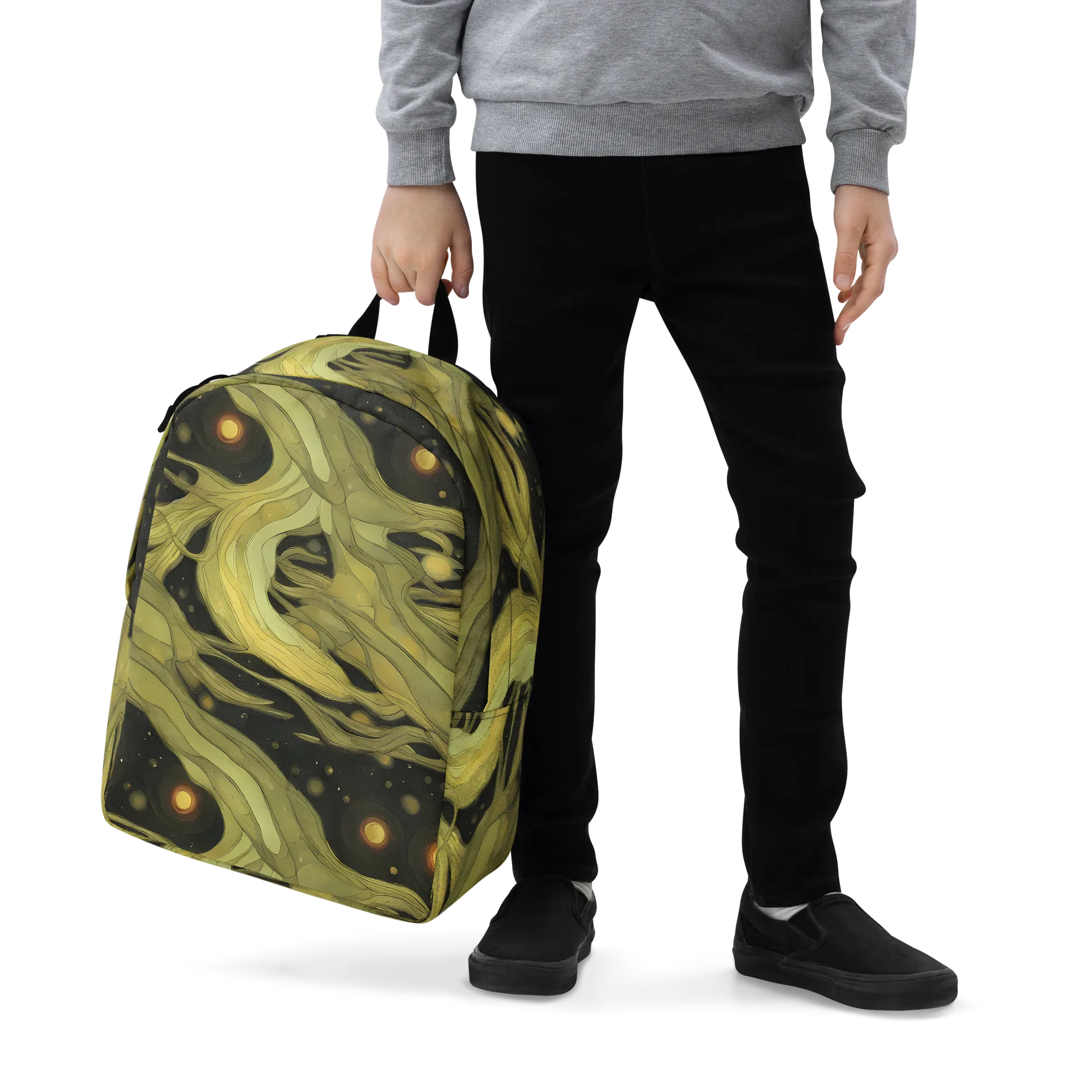 Whispered Breeze on Minimalist Backpack — Zoomed-in