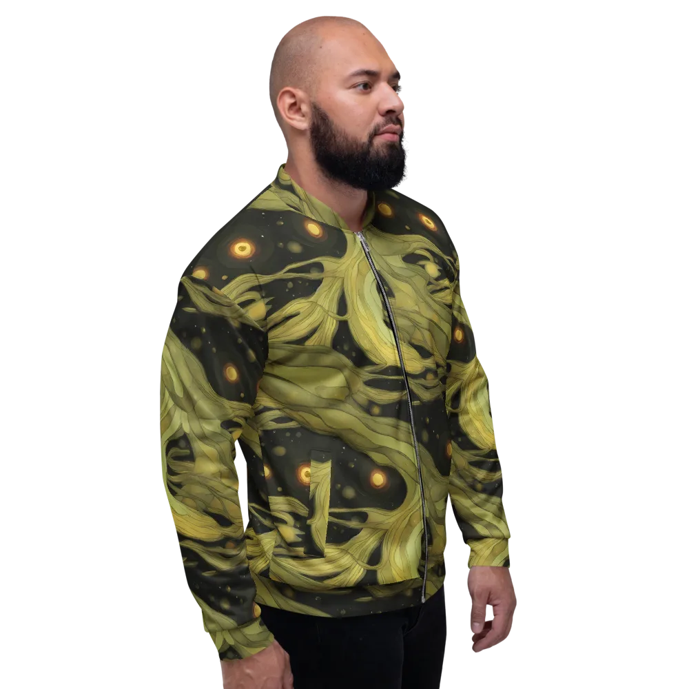 Whispered Breeze on Bomber Jacket — Right