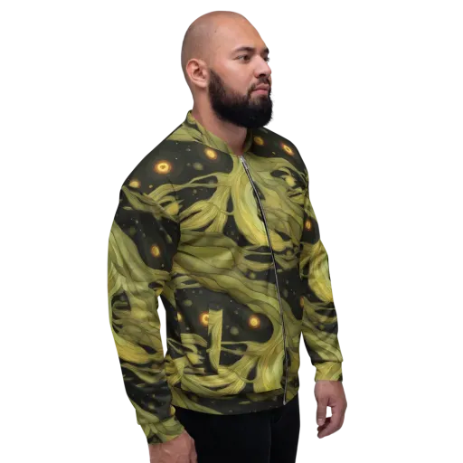 Whispered Breeze on a Bomber Jacket