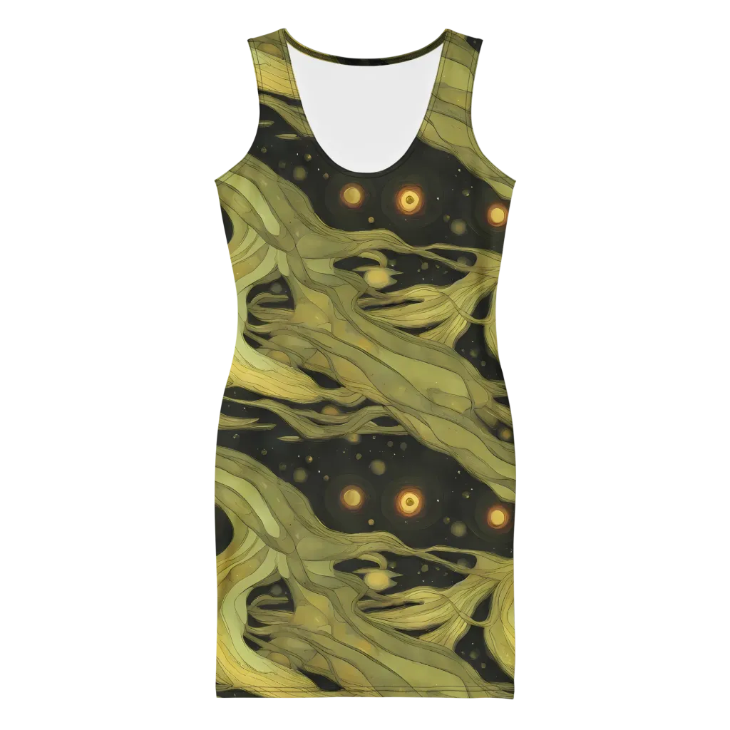 Whispered Breeze on Bodycon Dress — Front