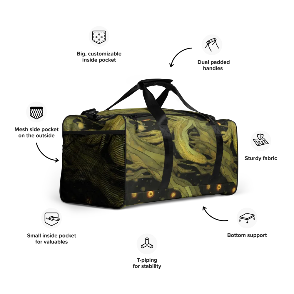 Whispered Breeze on Duffle Bag — Right Front