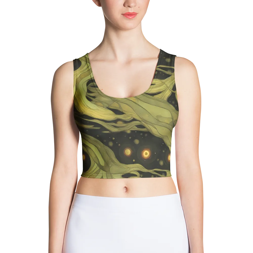 Whispered Breeze on Crop Top — Front