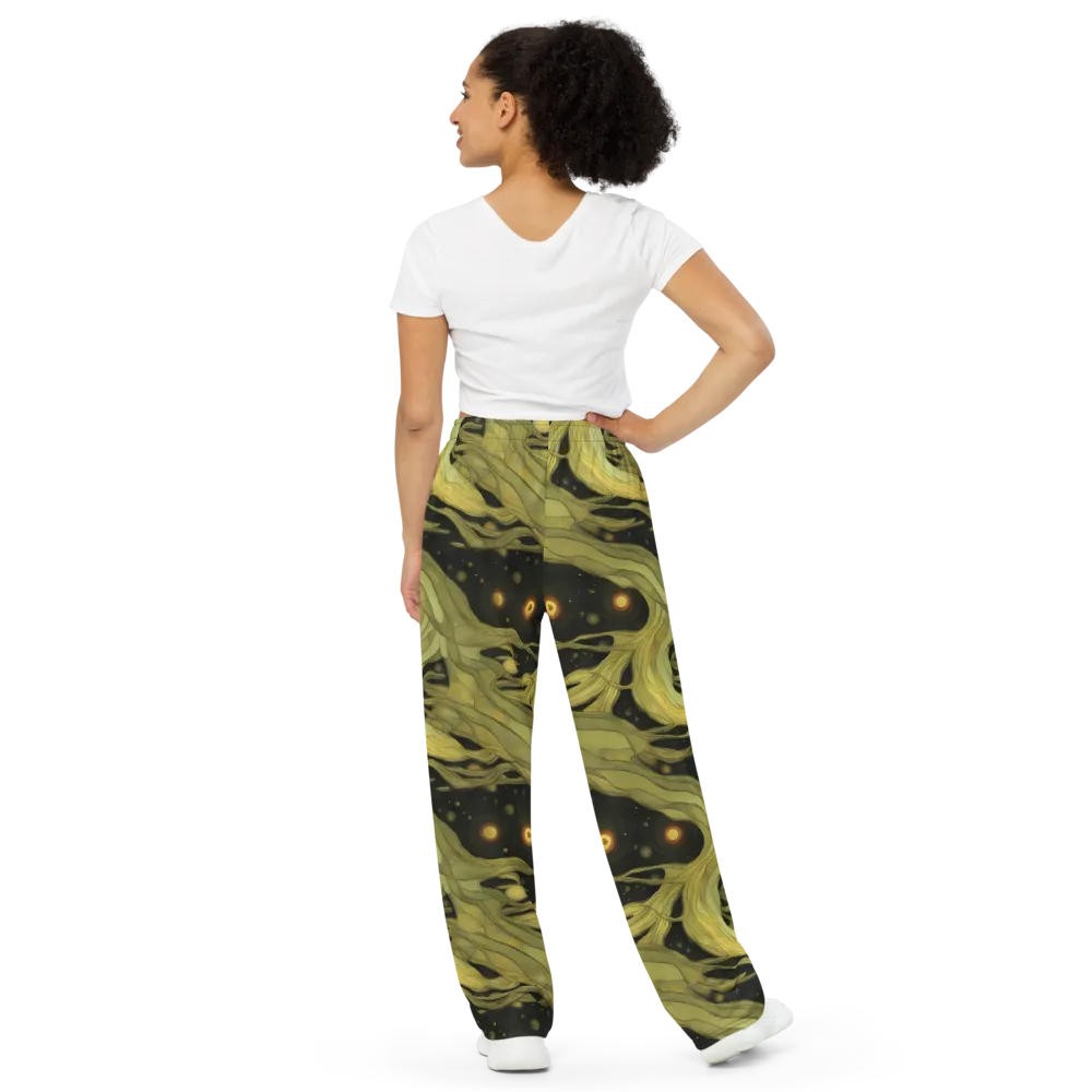 Whispered Breeze on Wide-Leg Pants — Back