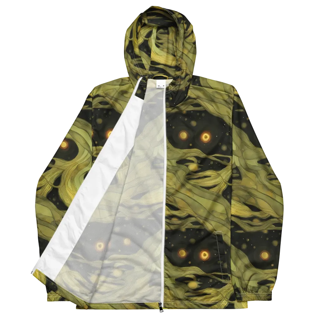 Whispered Breeze on Men's Windbreaker — Front