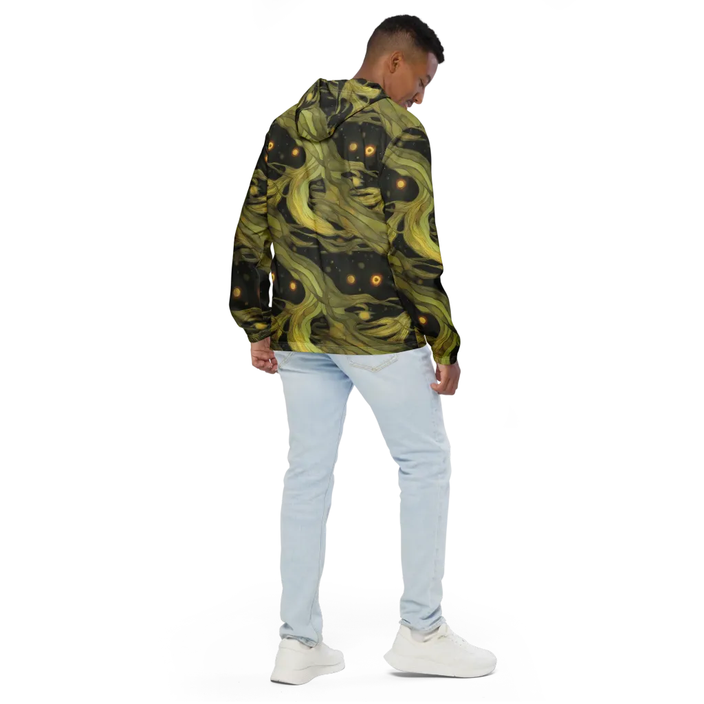 Whispered Breeze on Men's Windbreaker — Back