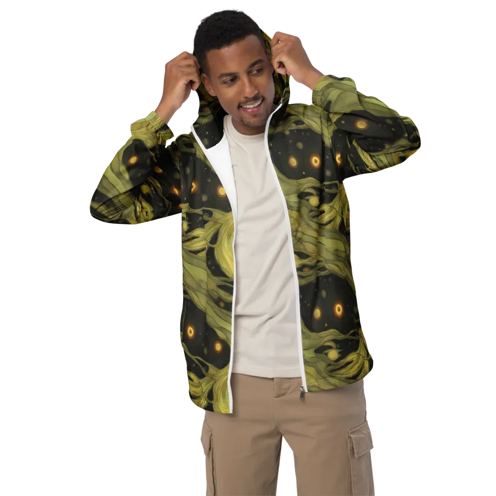 Whispered Breeze on Men's Windbreaker — Front