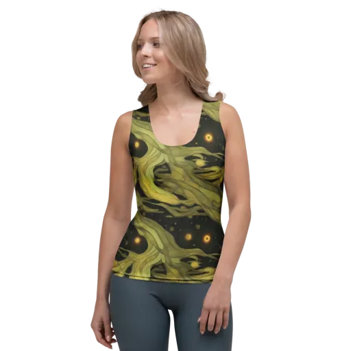 Whispered Breeze on a Women's Tank Top