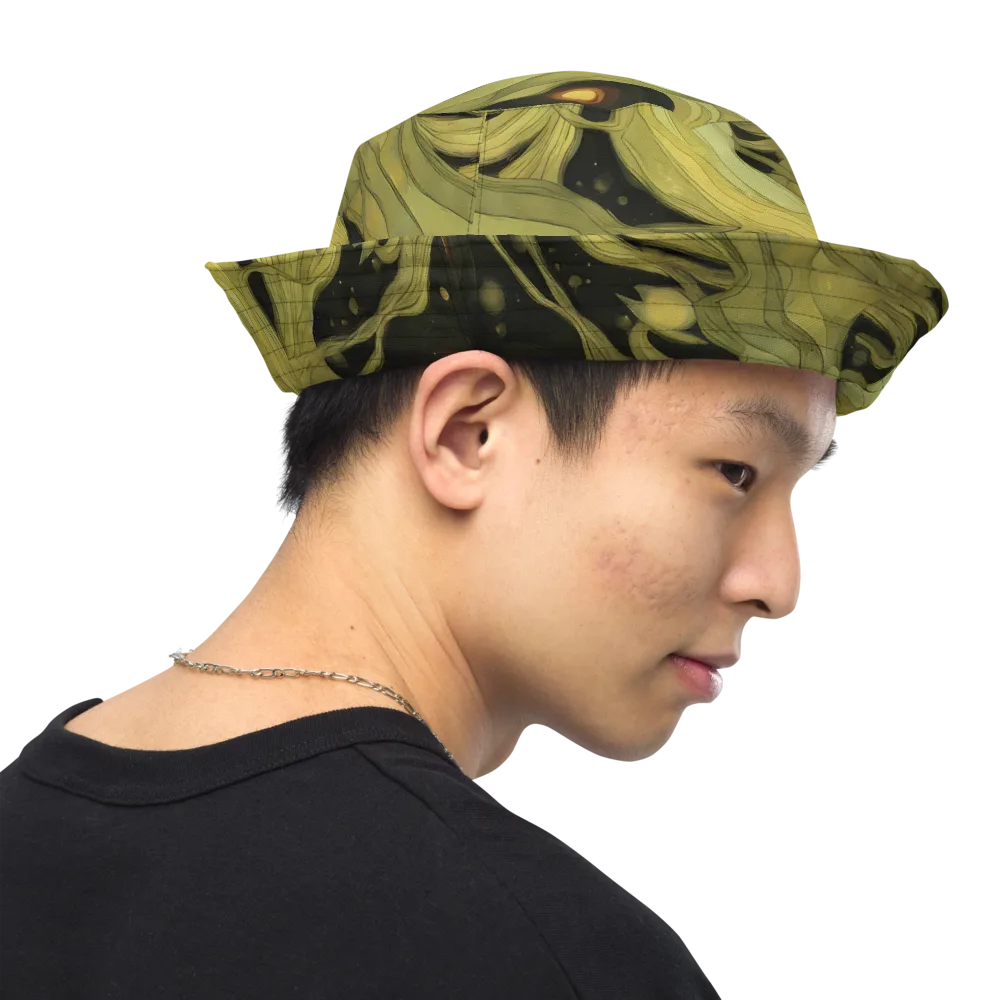Whispered Breeze on Reversible Bucket Hat — Right Outside