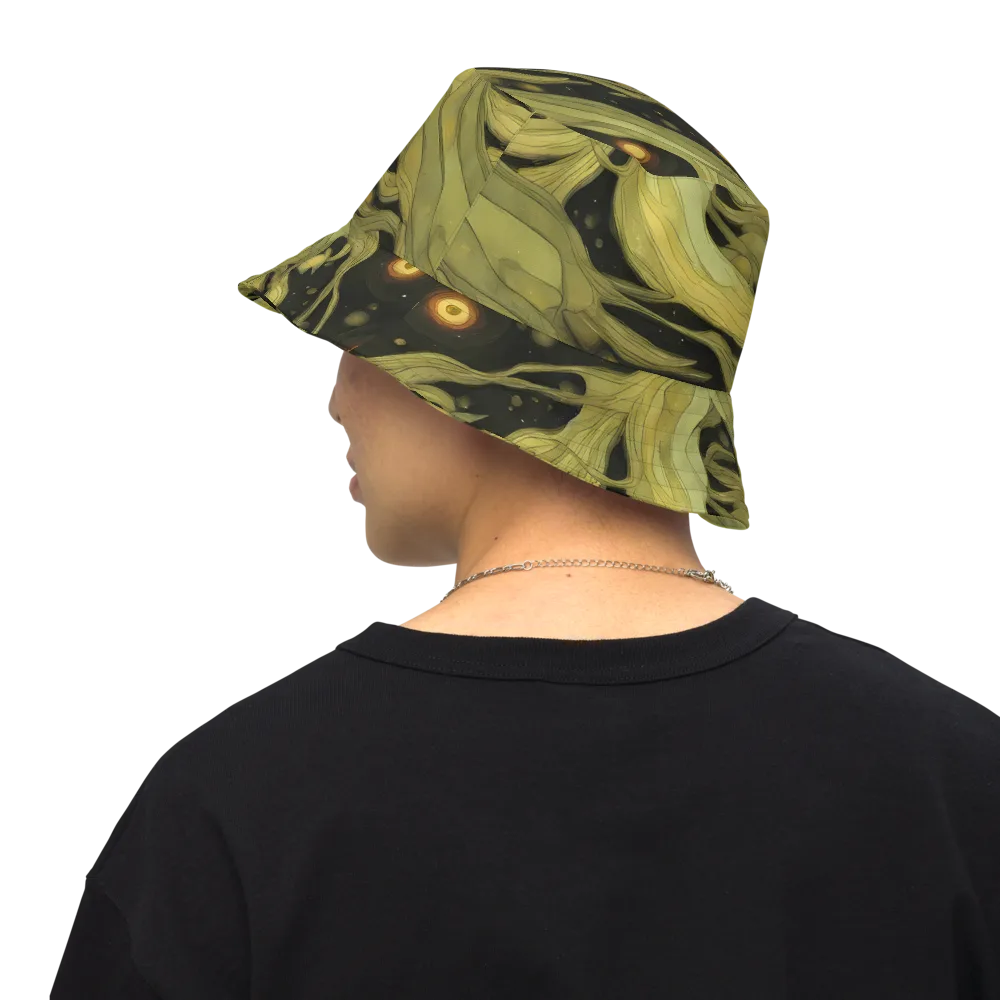 Whispered Breeze on Reversible Bucket Hat — Back Inside