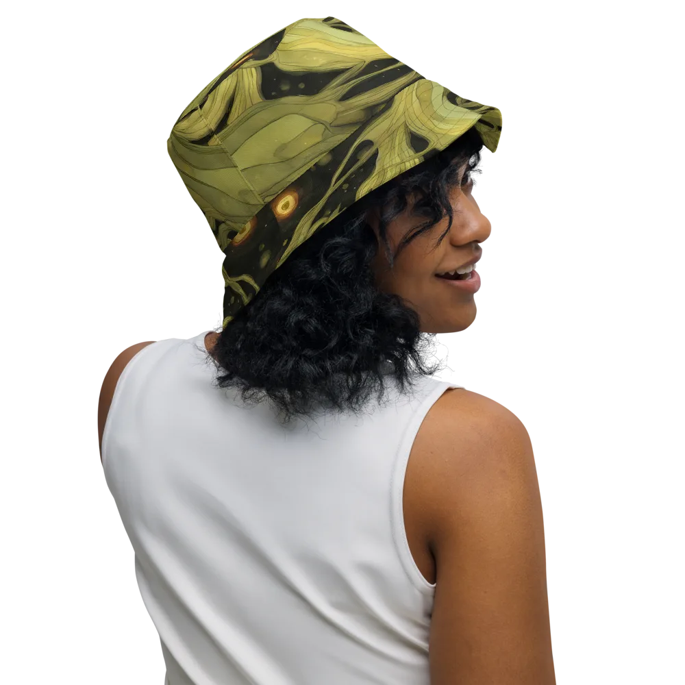 Whispered Breeze on Reversible Bucket Hat — Right Outside