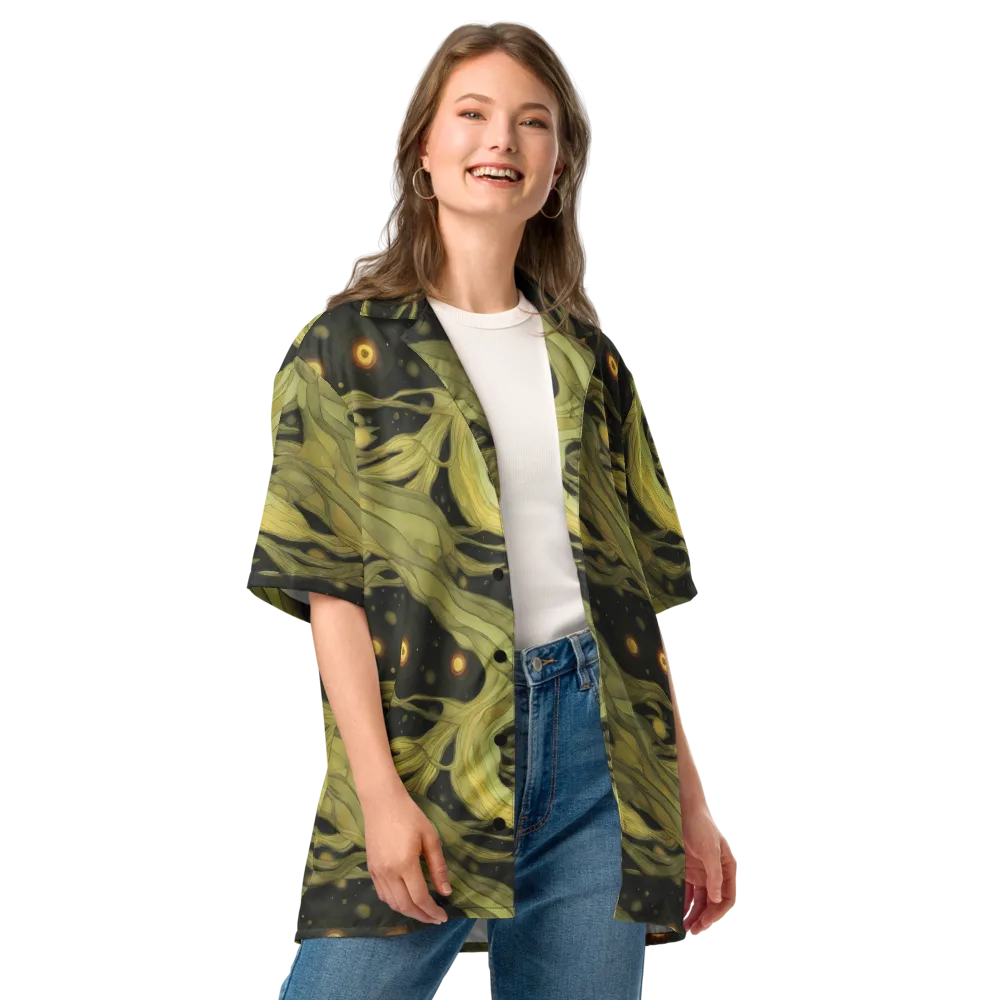 Whispered Breeze on Button Shirt — Front