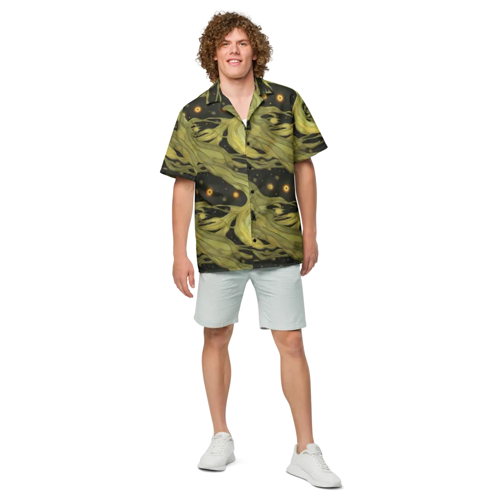 Whispered Breeze on Button Shirt — Front
