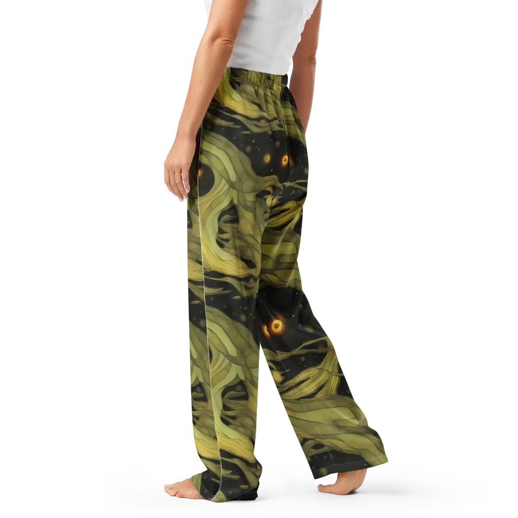 Whispered Breeze on Women's Pajama Pants — Left
