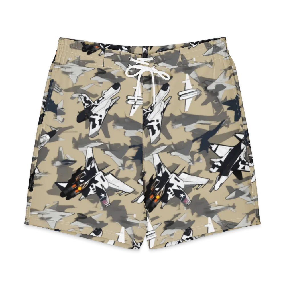 Afterburner Drift on Men's Board Shorts — Front