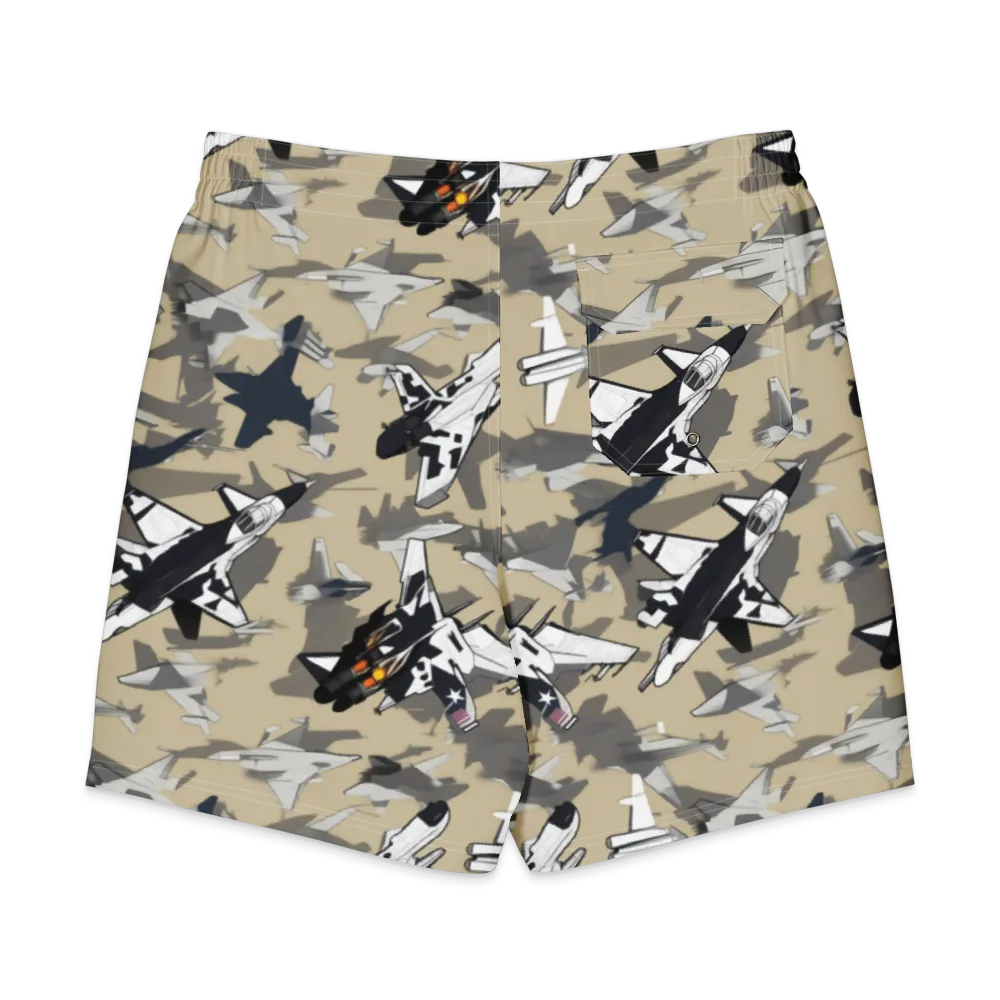 Afterburner Drift on Men's Board Shorts — Back