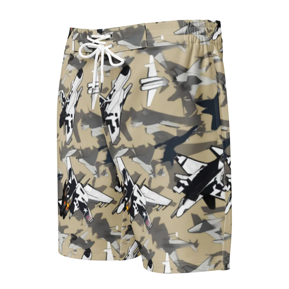 Afterburner Drift on Men's Board Shorts — Front