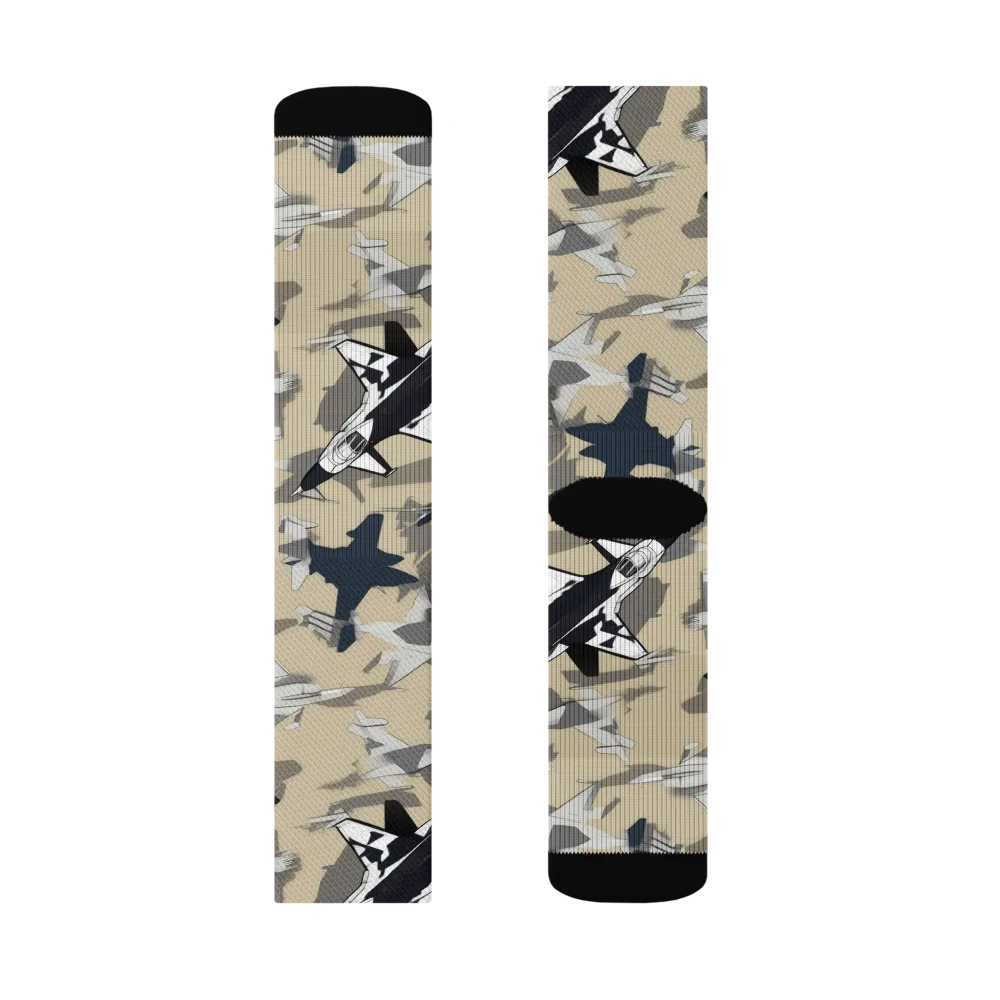 Afterburner Drift on Socks — Left Sock