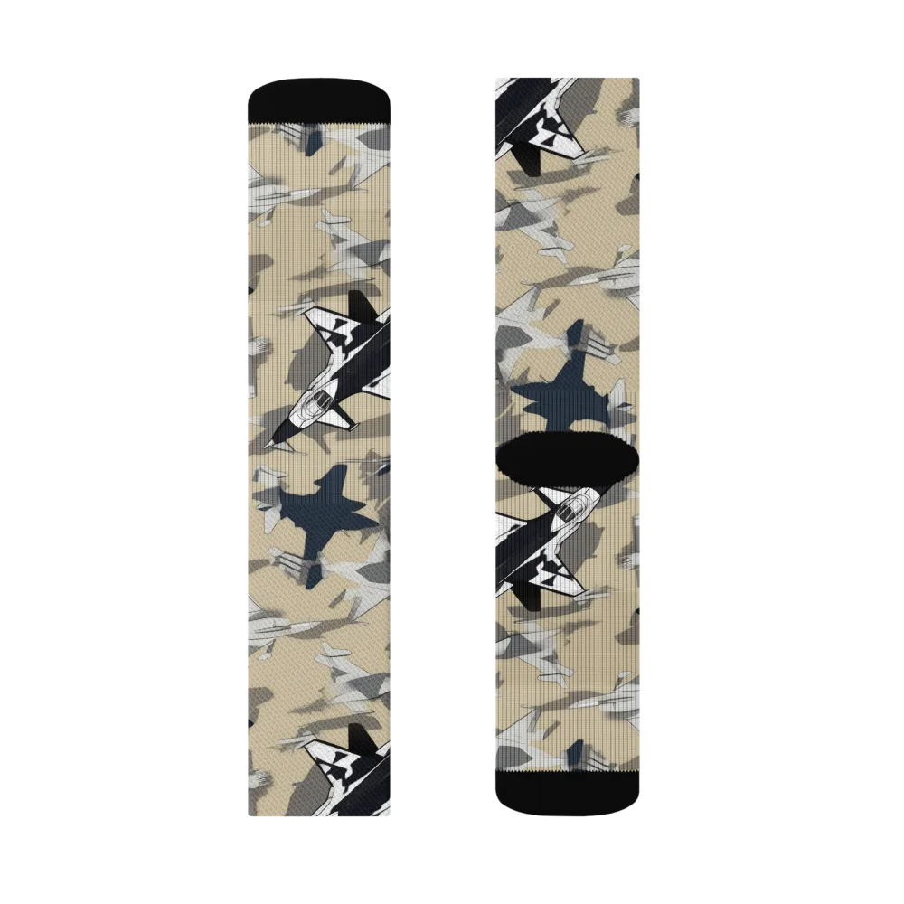 Afterburner Drift on Socks — Right Sock