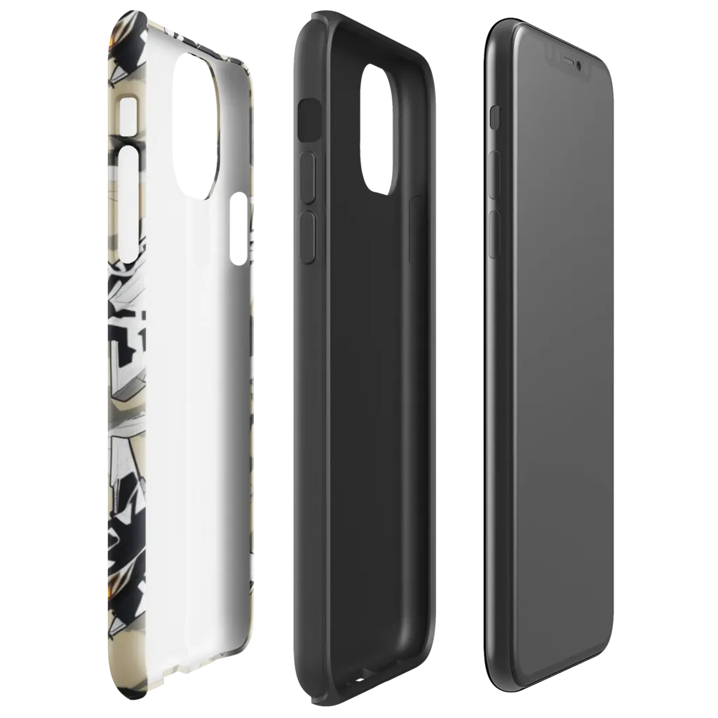 Afterburner Drift on Tough Case for iPhone® — Right