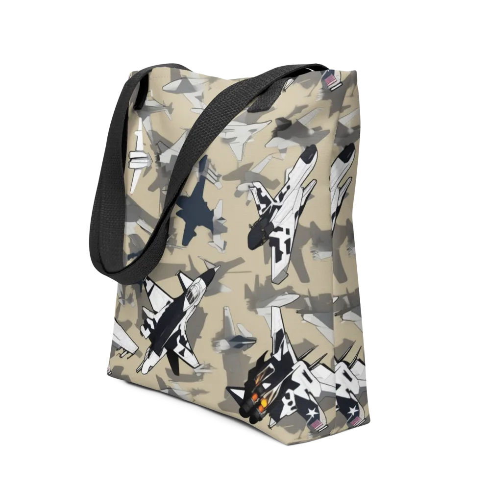 Afterburner Drift on Tote Bag — Front