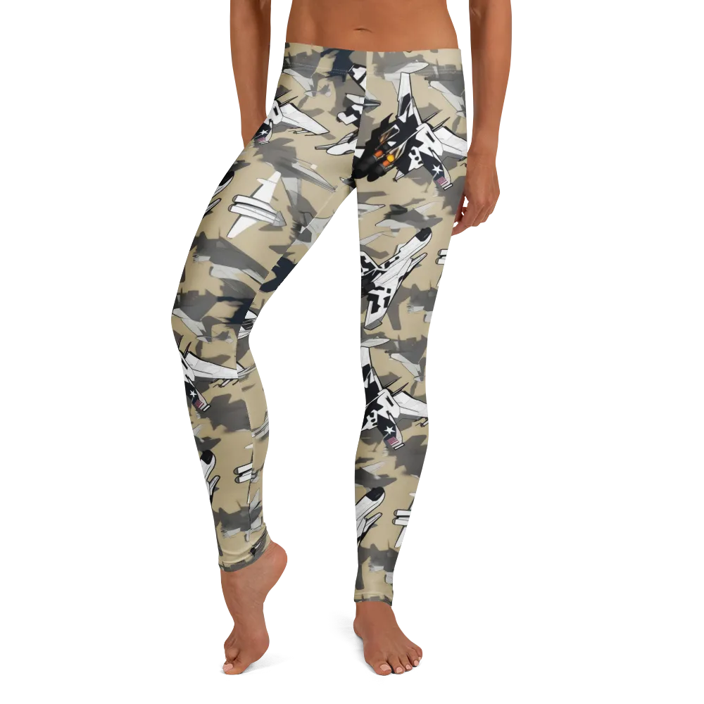 Afterburner Drift on Leggings — Front