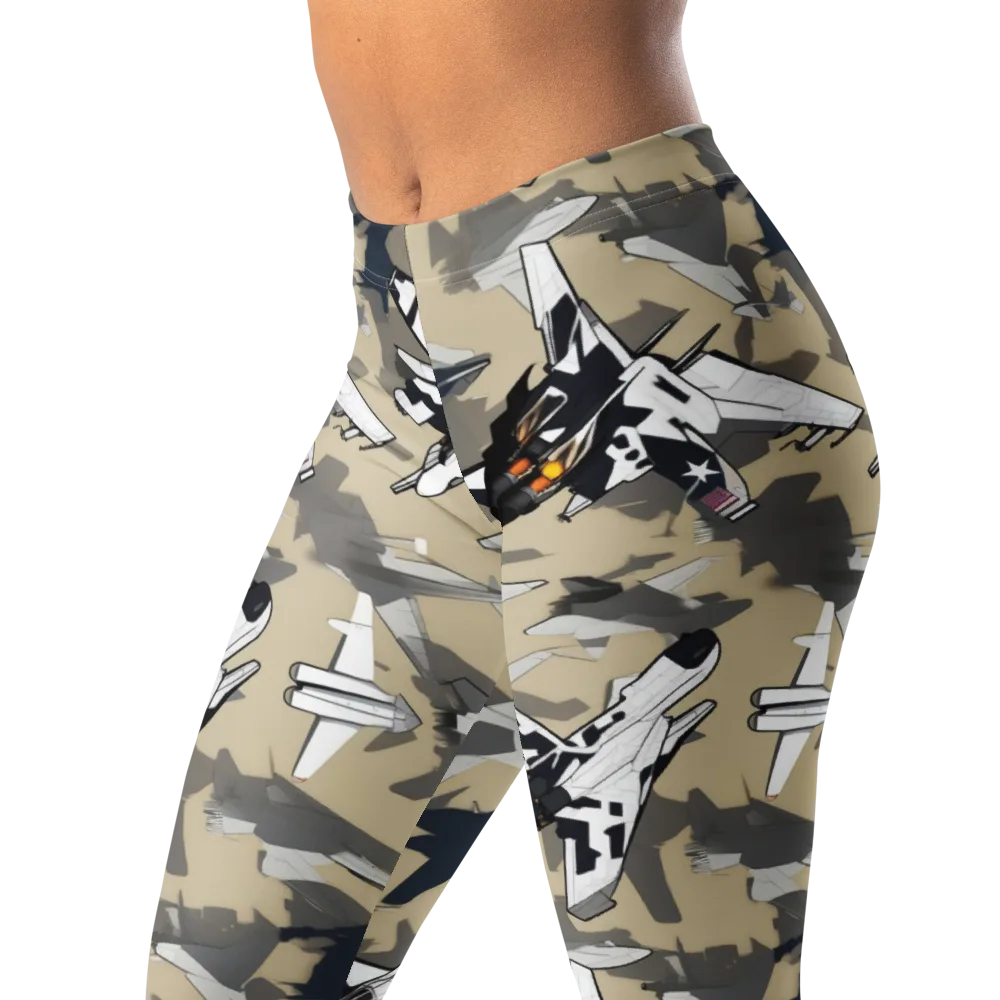 Afterburner Drift on Leggings — Left Front