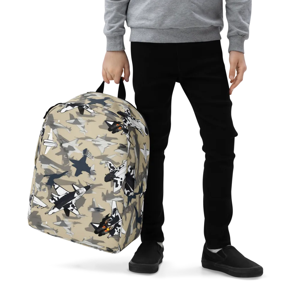 Afterburner Drift on Minimalist Backpack — Zoomed-in