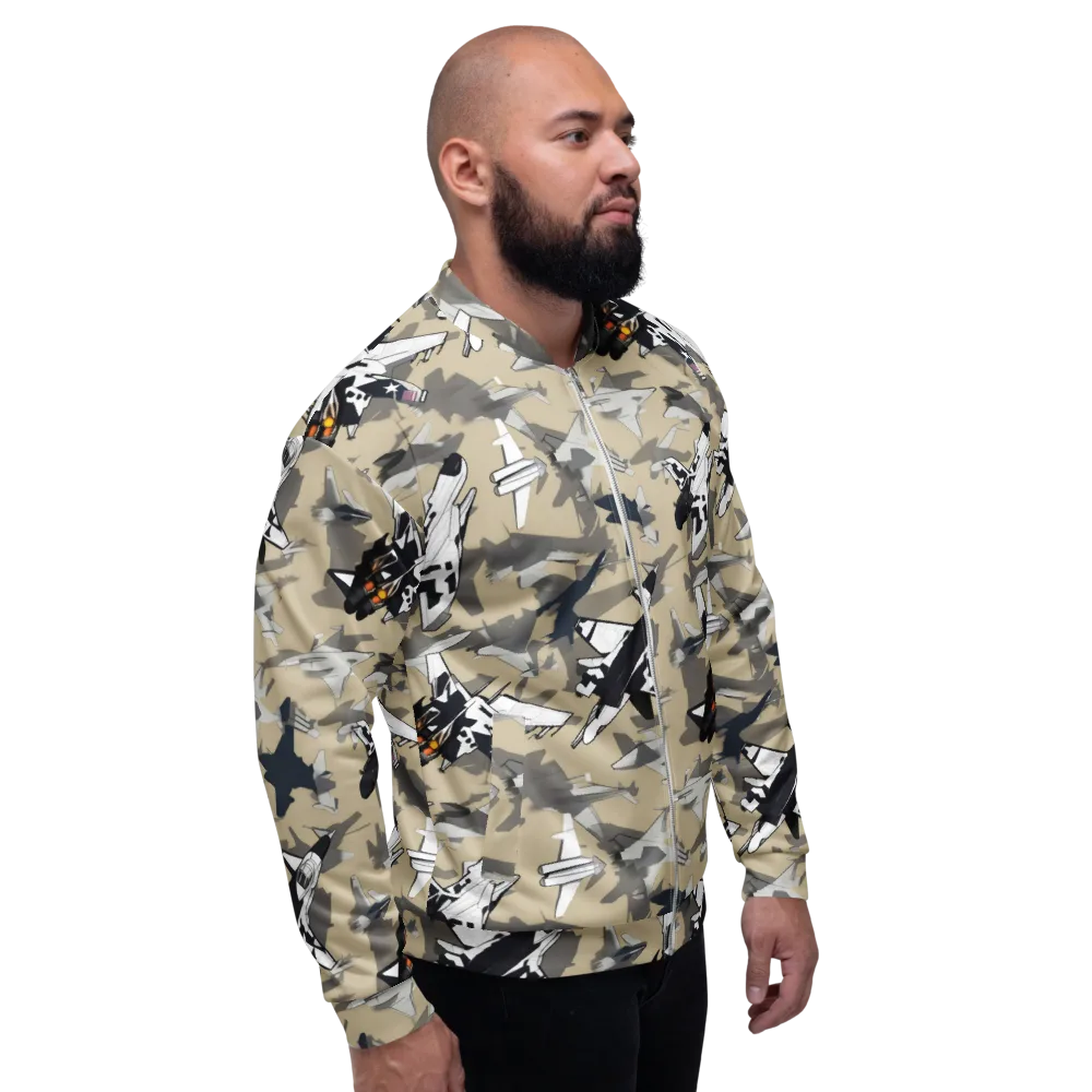 Afterburner Drift on Bomber Jacket — Right