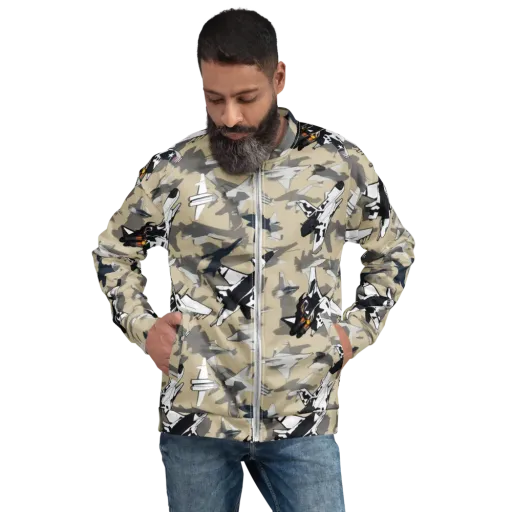 Afterburner Drift on a Bomber Jacket