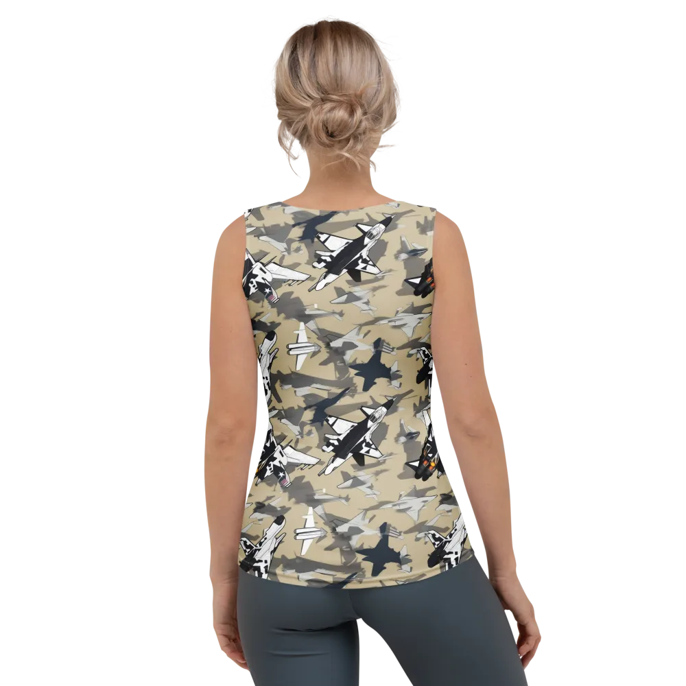 Afterburner Drift on Women's Tank Top — Back