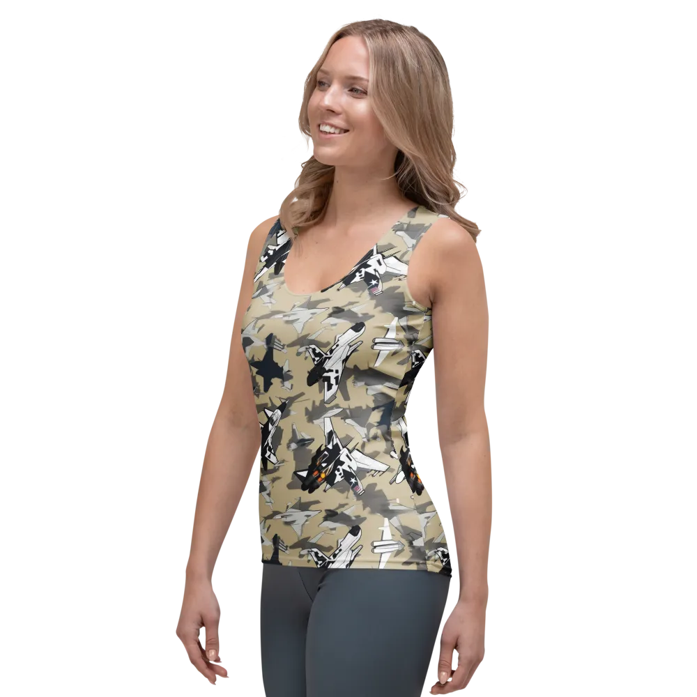 Afterburner Drift on Women's Tank Top — Left Front