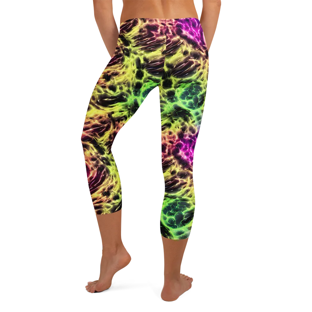 Brouwer's Blaze on Capri Leggings — Back