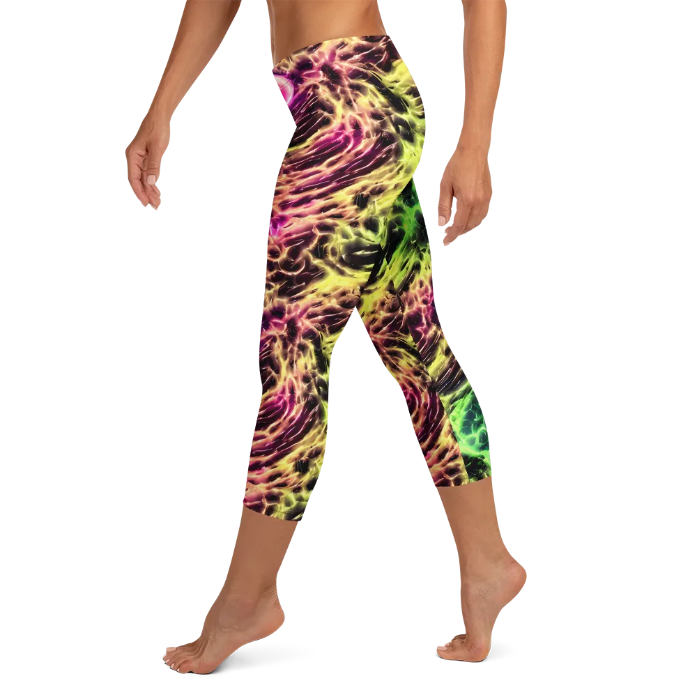 Brouwer's Blaze on Capri Leggings — Left