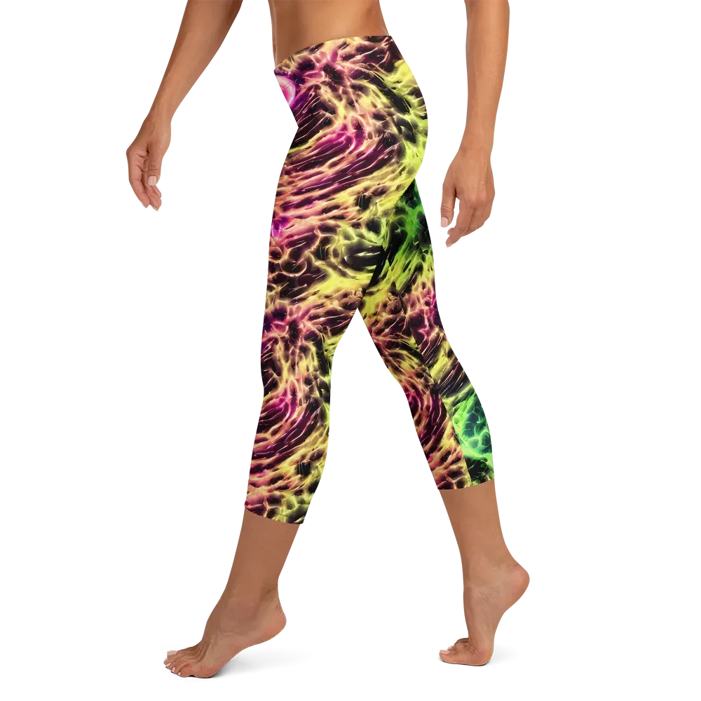 Brouwer's Blaze on Capri Leggings — Left