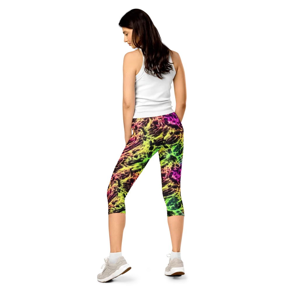 Brouwer's Blaze on Capri Leggings — Back