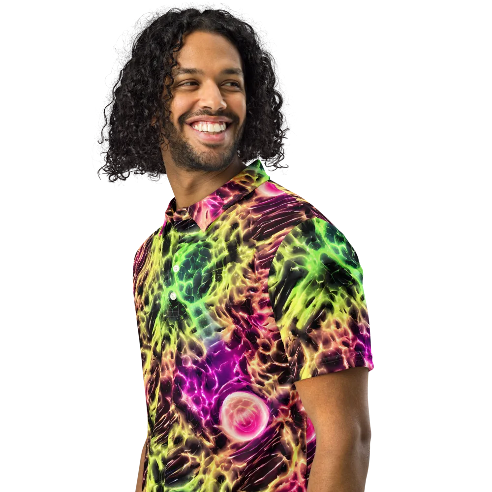 Brouwer's Blaze on Men's Slim Fit Polo Shirt — Left Front